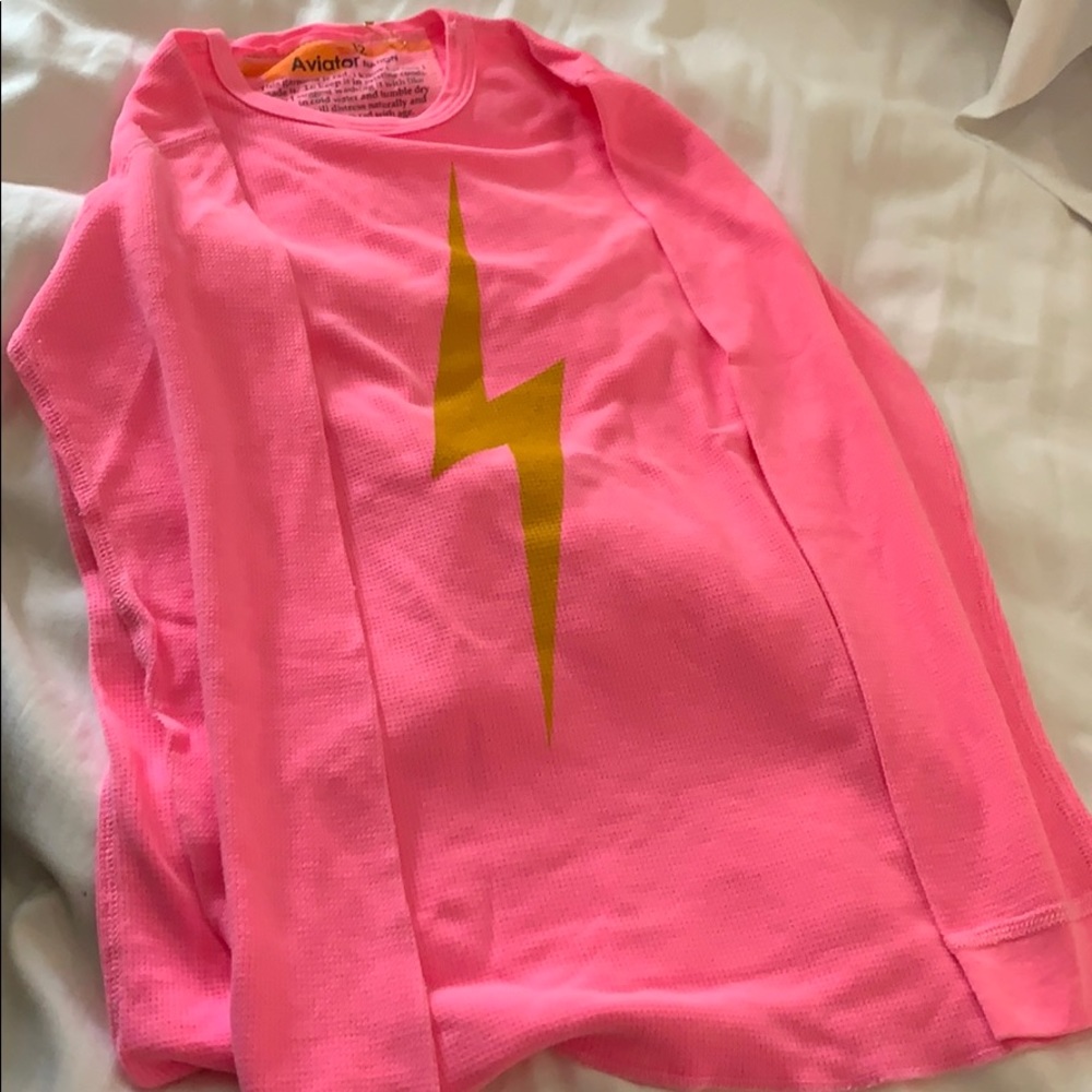 Children’s Sz 12 Pink Aviator Nation Thermal